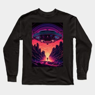 Synthwave Visitors Long Sleeve T-Shirt